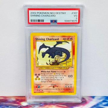 Pokémon Graded card - Shining Charizard #107 Neo Destiny -