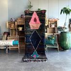 Vintage handgeweven Boucherouite Marokkaans Berberkleed -, Huis en Inrichting, Stoffering | Tapijten en Vloerkleden, Nieuw