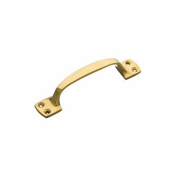 Meubelgreep Haags model 130mm ongelakt messing beschikbaar voor biedingen