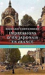 Impressions dun Japonais en France  Cortambert,Richard, Livres, Cortambert,Richard, Verzenden