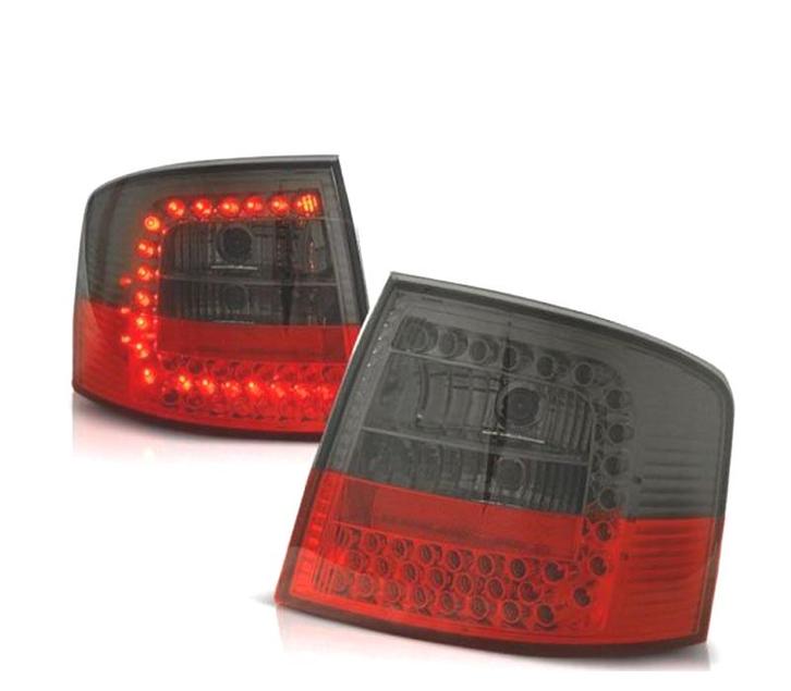 FEUX ARRIÈRE AUDI A6 C4 AVANT 97-04 LED ROUGE FUMÉ, Auto-onderdelen, Verlichting, Verzenden