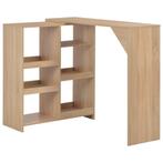 vidaXL Bartafel met verplaatsbaar schap 138x39x110 cm, Huis en Inrichting, Verzenden, Nieuw