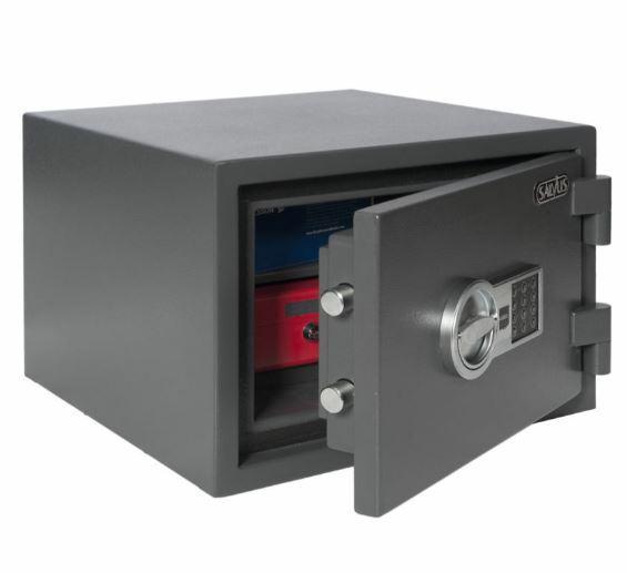 Salvus Palermo 1 elo Inbraak- en brandwerende kluis, Doe-het-zelf en Bouw, Hang- en Sluitwerk, Klink of Kruk, Nieuw, Overige materialen