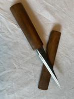 Tant - Oud gesigneerd klein mes, gereedschap - vlak scherp, Antiek en Kunst