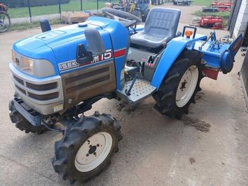 Iseki TM15 Minitractor 4wd met frees