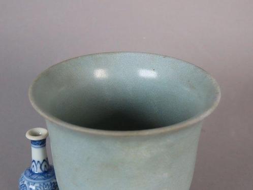 Qing Dynasty - Unusual High Cup with Spur Marks - Theekopje, Antiek en Kunst, Antiek | Overige Antiek