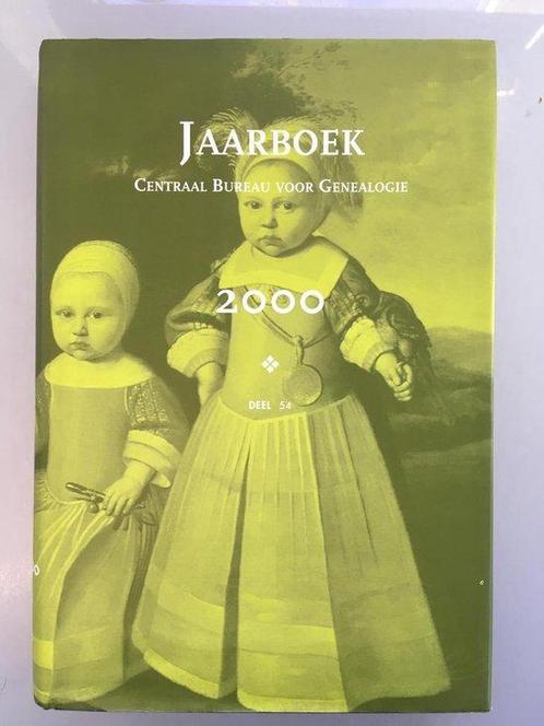2000 54 Jaarboek Centraal Bureau voor Genealogie, Livres, Histoire mondiale, Envoi