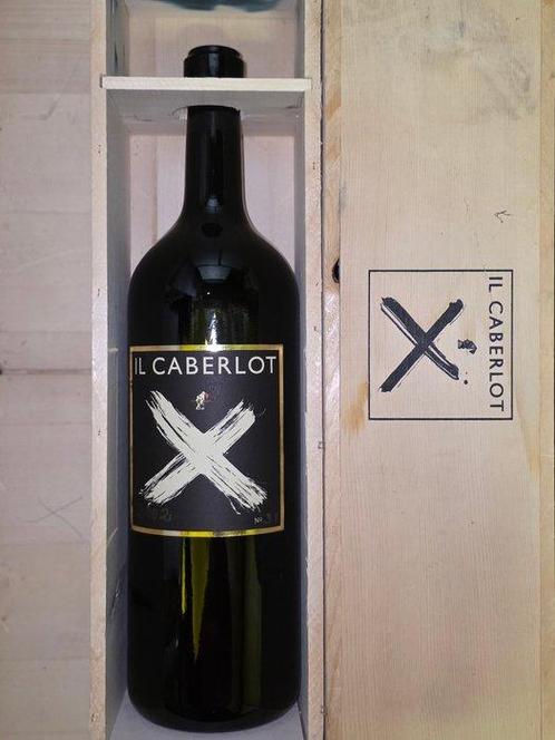 2002 Il Caberlot - Toscane IGT - 1 Double Magnum/Jeroboam (3, Verzamelen, Wijnen