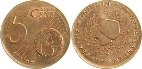 Fehlpraegung 5 Cent 1999 Nederland auf 2 C gepraegt, Postzegels en Munten, Munten | Europa | Niet-Euromunten, België, Verzenden