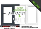 PVC Antraciet houtnerf RAL 7016 ramen uit voorraad! Ug=1.0 W, Ophalen of Verzenden, Gevelraam of Ruit