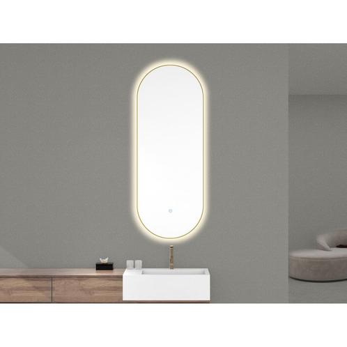 Ovale Spiegel BWS Mino met Dimbare LED Verlichting en, Doe-het-zelf en Bouw, Sanitair, Overige typen, Nieuw, Ophalen of Verzenden