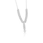 Halsketting - 18 karaat Witgoud - 1.38ct. tw. Diamant, Nieuw