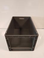 60x40x34 Grijpbak donkergrijs PP vlakke bodem nieuw, Ophalen of Verzenden