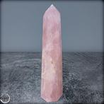 Natuurlijke rozenkwarts Obelisk, Brazilië- 623.1 g, Verzamelen, Mineralen en Fossielen