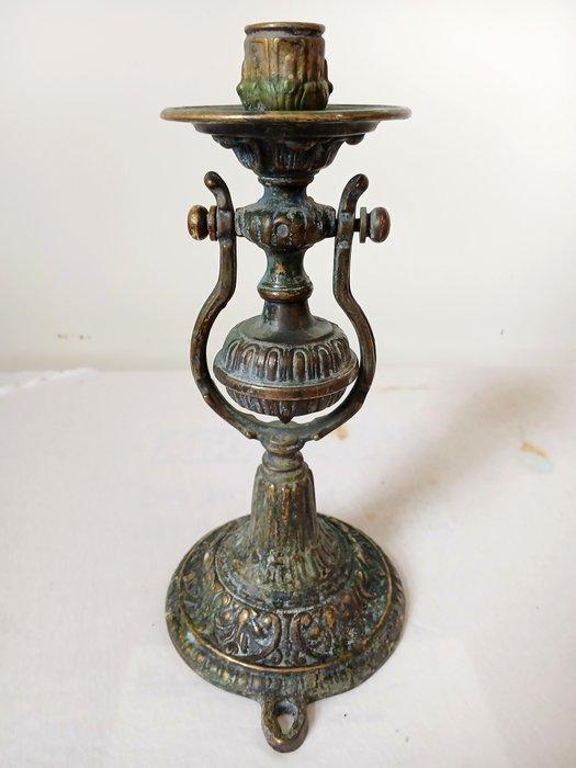 Kaarsenhouder - Brons - Scheepskandelaars, Antiquités & Art, Curiosités & Brocante