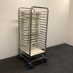 Regaalwagen RVS RWR 161 Blanco + 94 dienbladen, Zakelijke goederen, Horeca | Overige