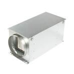 Luchtfilterbox met verwarmingsbatterij | Ø 160 mm
