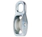 Katrol nylon wiel 12x50 mm verzinkt, Doe-het-zelf en Bouw, Nieuw, Overige materialen, Klink of Kruk