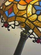 Buffet tafellamp - Glas-in-lood, Antiek en Kunst