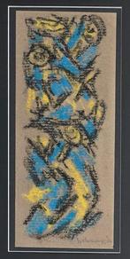 Theo Wolvecamp (1925-1992) - Abstracte compositie, Antiek en Kunst