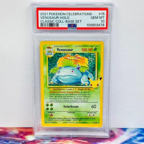 Pokémon Graded card - Venusaur Holo #15 Celebrations 25th -, Hobby en Vrije tijd, Verzamelkaartspellen | Pokémon