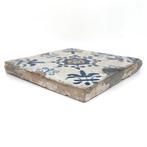 Carreau - Antieke Haarlemse polychrome tegel met een
