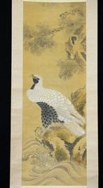 Absolute auction – Antique Japanese Hanging Scroll “Eagle on