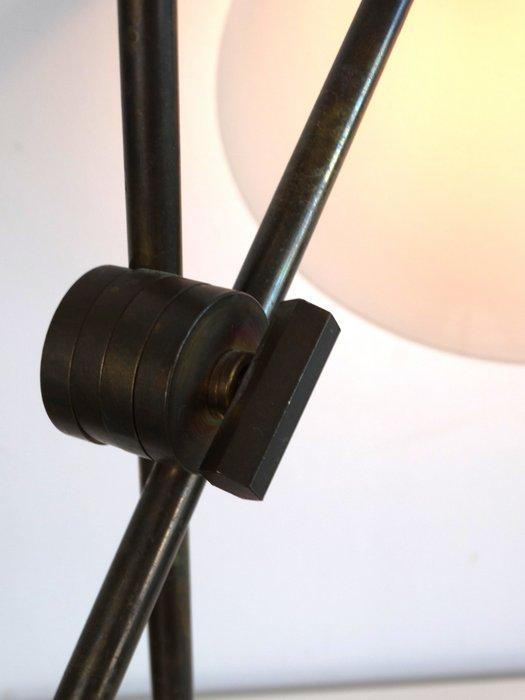 Lamp - Melkglas - Franse Art Deco lamp, Antiek en Kunst, Curiosa en Brocante