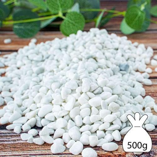 Stone Nuggets Wit Witte Steentjes Zak 6-8 mm 500 gram, Hobby en Vrije tijd, Knutselen, Nieuw