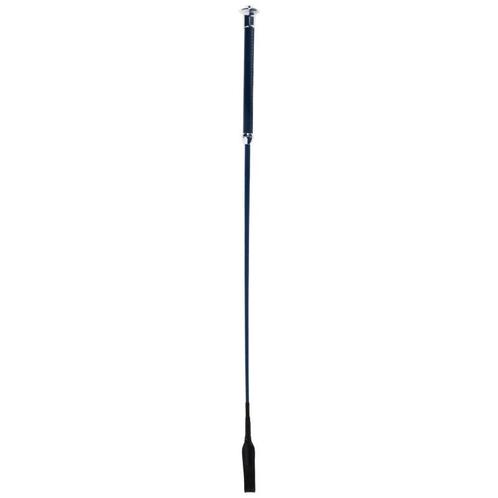 Springzweep navy 65cm, met kunstleren handvat en mepper -, Dieren en Toebehoren, Overige Dieren-accessoires, Nieuw