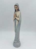 Statue, Onze Lieve Vrouw van Lourdes - 30.5 cm - Grès