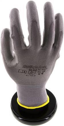 Gants de Protection en Tricot Fin Enduit de PU Gris Taille 6, Bricolage & Construction, Ventilation & Extraction, Envoi
