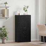 vidaXL Kantoor kast Zwart eiken 60 x 32 x 115 cm Bewerkt, Verzenden, Nieuw
