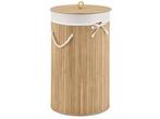 Veiling - Bamboe Wasmand Curly - 55 Liter - Natuurkleur, Nieuw