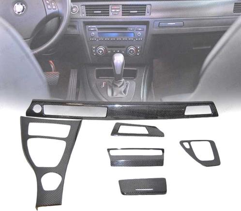 KIT 6 PIÈCES DÉCORATIVES HABITACLE POUR BMW E92 IDRIVE CARBO, Auto-onderdelen, Interieur en Bekleding, Verzenden