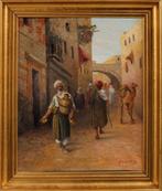 Sten Ekandahl (1897-1968) - Arab town scene, Antiek en Kunst