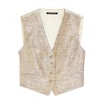Pennyblack • goud zilveren gilet Breda • 36 (IT42), Kleding | Dames, Verzenden, Nieuw