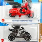 Hot Wheels (Mattel) 1:64 - Moto miniature (2) - Vespa 90 SS, Nieuw