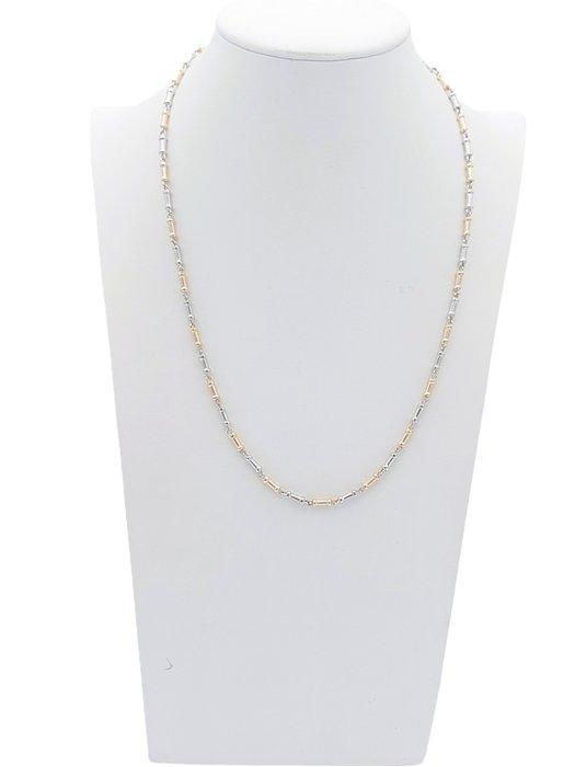 Halsketting - 18 karaat Geel goud, Witgoud, Handtassen en Accessoires, Kettingen