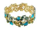 Joan Rivers - Romantic The Blue Garden of Love bracelet -