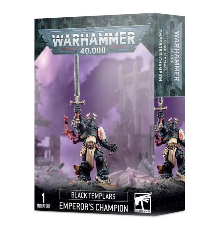 Black Templars Emperors Champion (Warhammer 40.000 nieuw), Hobby & Loisirs créatifs, Wargaming, Enlèvement ou Envoi