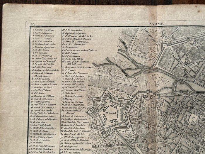 Jeròme Lefrancois de Lalande - Pianta di Parma - 1769, Boeken, Atlassen en Landkaarten