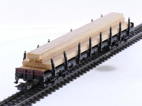Schaal H0 Märklin 4663 rongenwagen met lading hout van de.., Hobby en Vrije tijd, Modeltreinen | H0, Wisselstroom, Analoog, Gebruikt