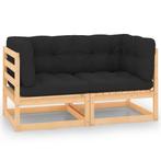 Hoekbank Tuin Grenen - Modulair Design | OP = OP | -40%, Verzenden, 3 zitplaatsen, Nieuw, Loungeset