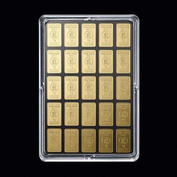 25 grammes - Or .999 - Heimerle + Meule - Scellé