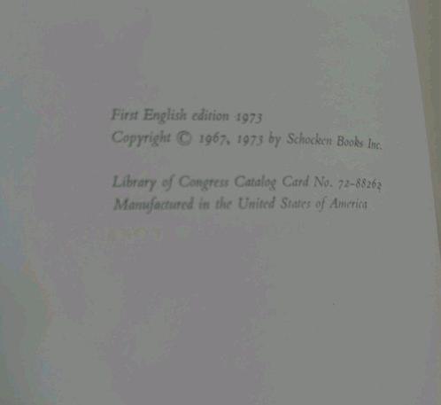 Franz Kafka - Letters to Felice - uncorrected proof - 1973, Antiek en Kunst, Antiek | Boeken en Manuscripten