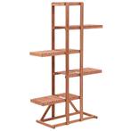 vidaXL Plantenstandaard 86x36x139 cm cederhout, Tuin en Terras, Bloembakken en Plantenbakken, Verzenden, Nieuw