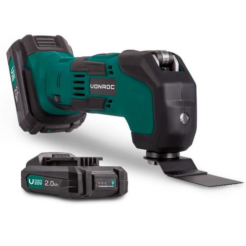 Oscillerende multitool 20V - 2.0Ah | Met 2 accus en oplader, Doe-het-zelf en Bouw, Gereedschap | Overige machines, Nieuw, Verzenden