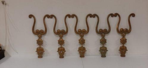 Set van 5 kerkelijke houtdecoraties - Hout - 1950-1960, Antiek en Kunst, Kunst | Niet-Westerse kunst