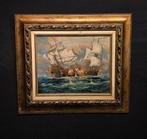 Spaanse school (XX) - Battaglia navale, Antiek en Kunst